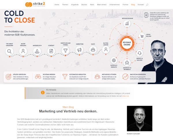 Schuster-Modell From Cold to Close von Norbert Schuster für den durchgängigen B2B-Kaufprozess